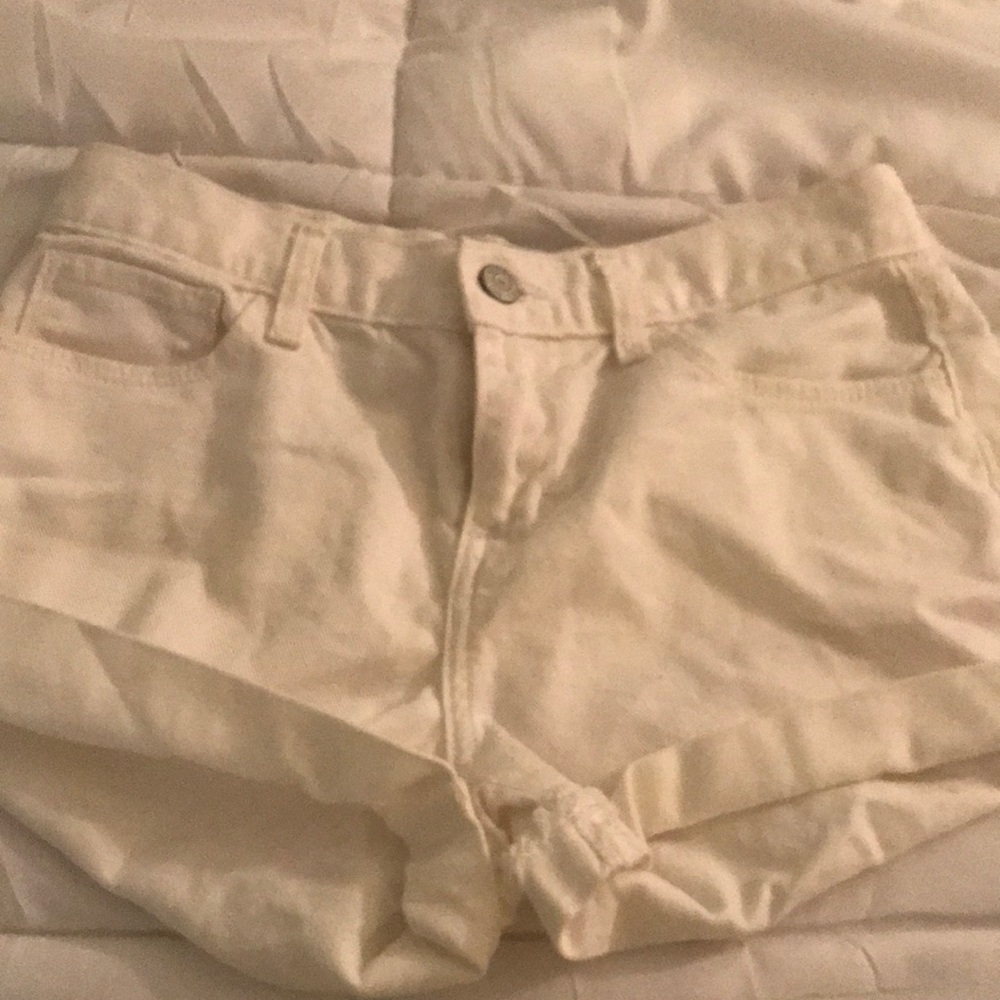 white shorts
